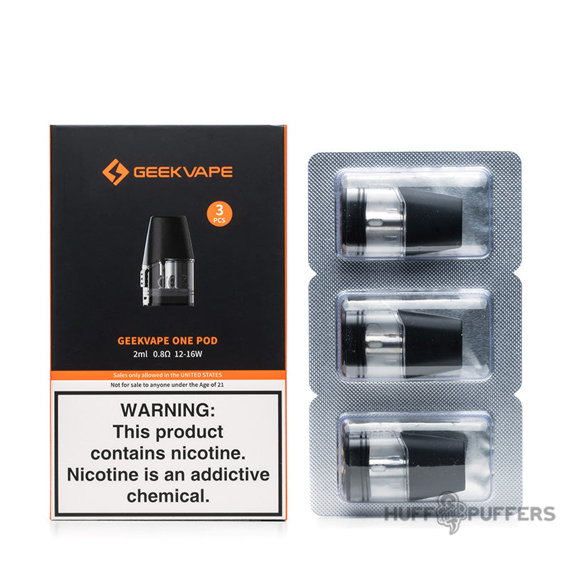 geekvape one replacement pods 0.8 ohm 3 pack