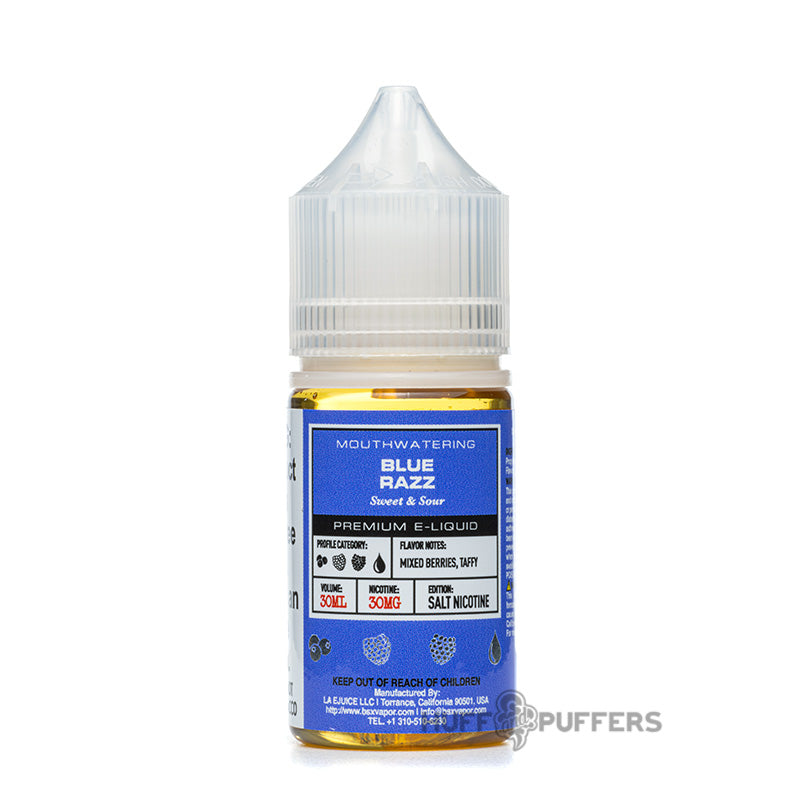 glas basix salt blue razz 30ml e-juice bottle