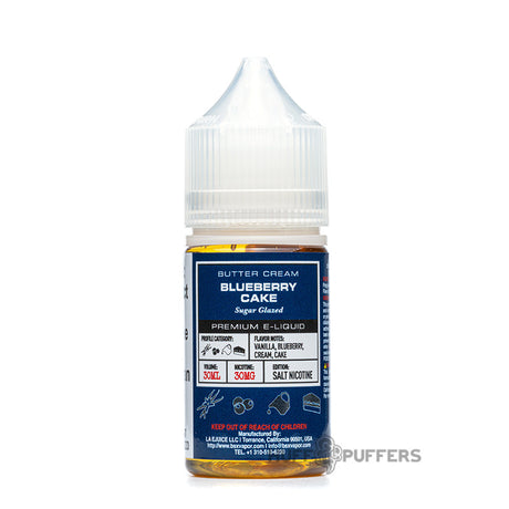 glas basix salt blueberry cake 30ml e-juice bottle