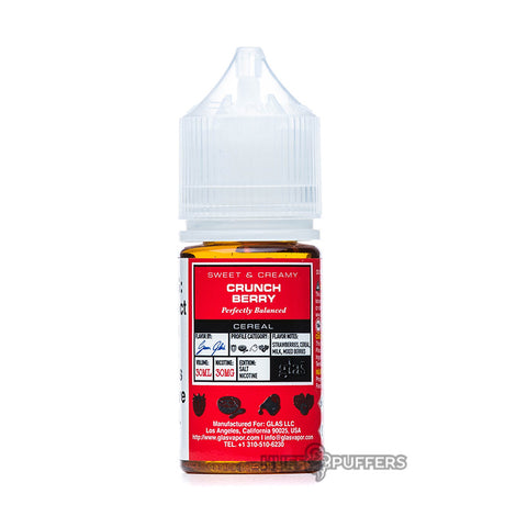 crunch berry 30ml bottle by glas basix salt