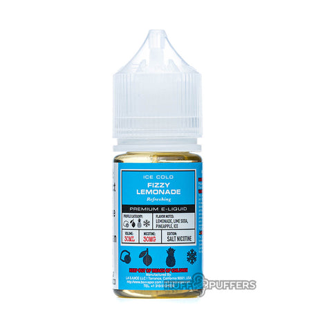 fizzy lemonade 30ml bottle by glas basix salt