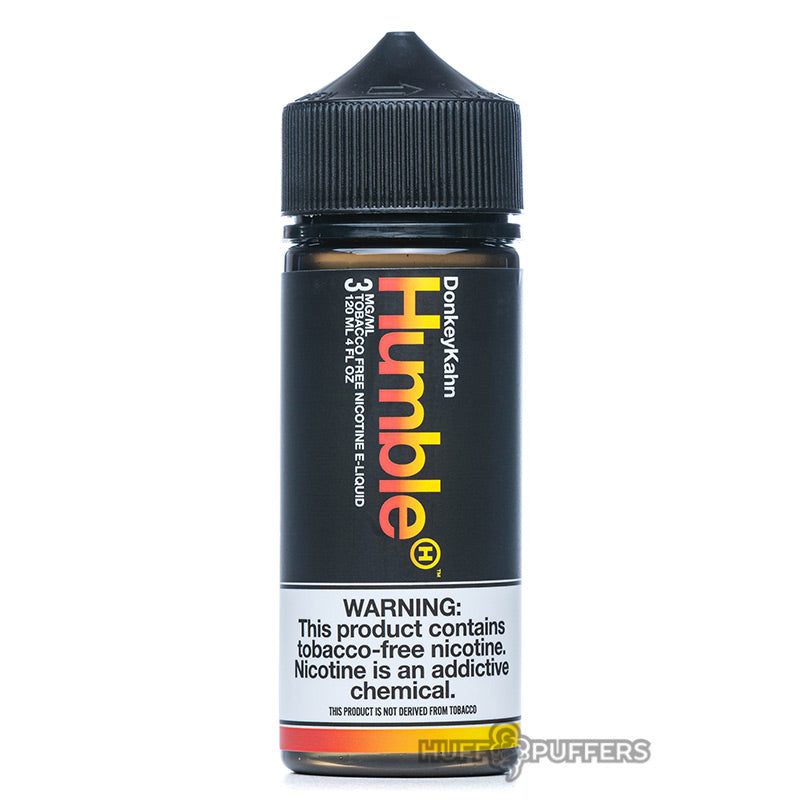 humble donkey kahn 120ml e-juice bottle