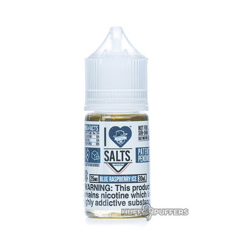 i love salts blue raspberry ice 30ml bottle by mad hatter juice