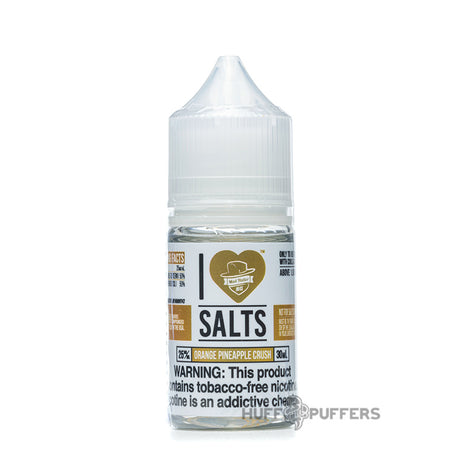 i love salts by mad hatter orange pineapple crush 30ml e-juice bottle