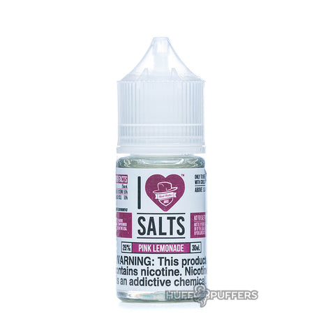 i love salts pink lemonade 30ml bottle by mad hatter juice