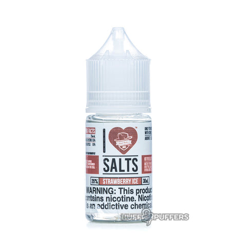 i love salts strawberry ice 30ml bottle by mad hatter juice