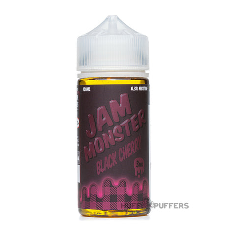 jam monster black cherry 100ml e-juice bottle