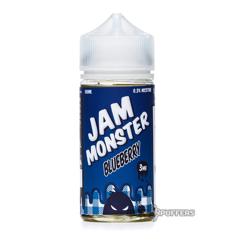 jam monster blueberry 100ml e-juice bottle
