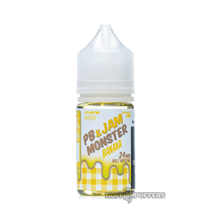Brand: Jam Monster PB & Banana Jam Nic Salt Monster Vape Labs Disposable Vape Australia Brand: Jam Monster PB & Banana Jam Nic Salt Monster Vape Labs Disposable Vape Australia