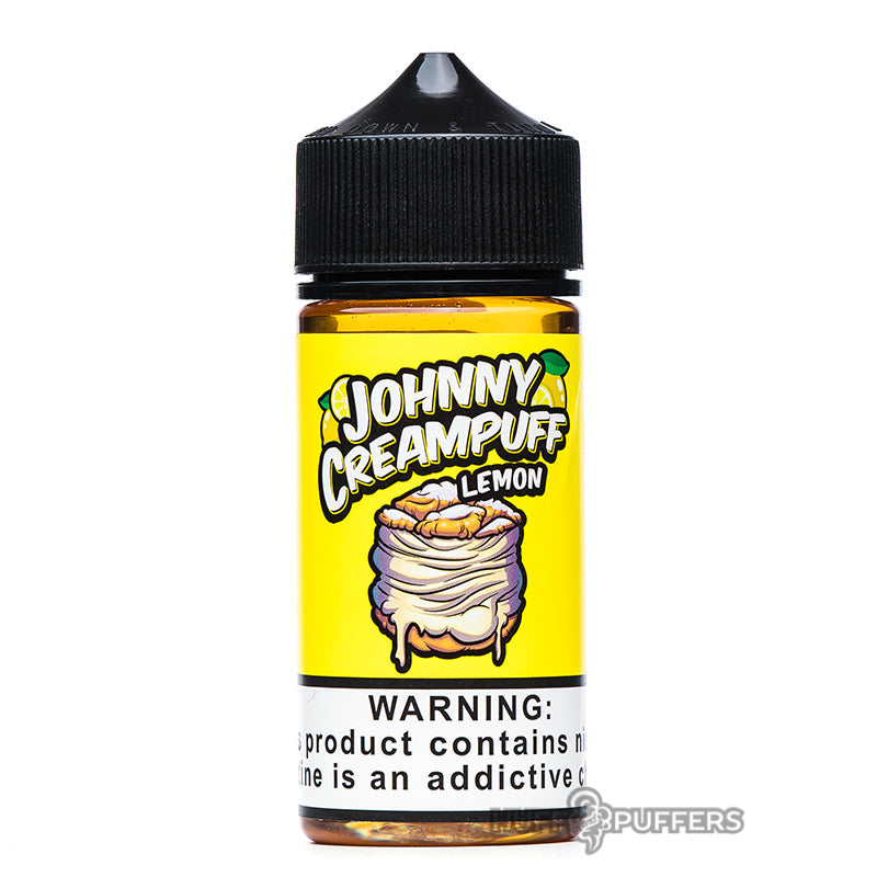 johnny creampuff lemon 100ml e-juice bottle