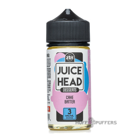 juice head desserts ztn cake batter 100ml e-juice bottle