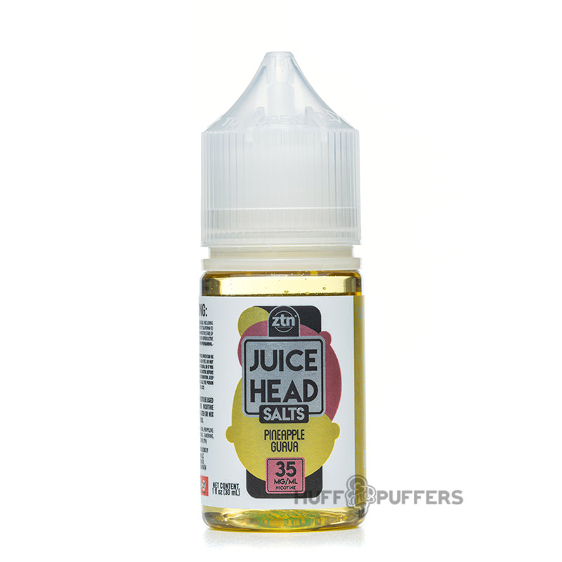 juice head salts ztn pineapple guava 30ml e-juice bottle