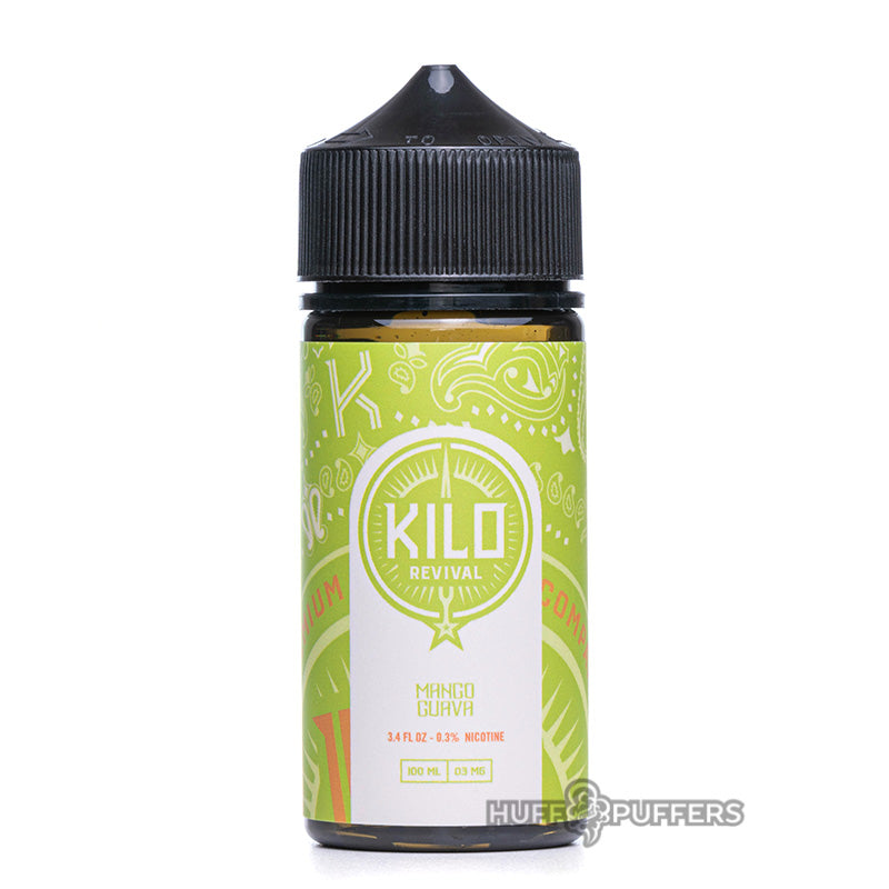 kilo revival e-liquids mango guava 100ml bottle