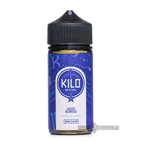 kilo revival e-liquids mixed berries 100ml bottle
