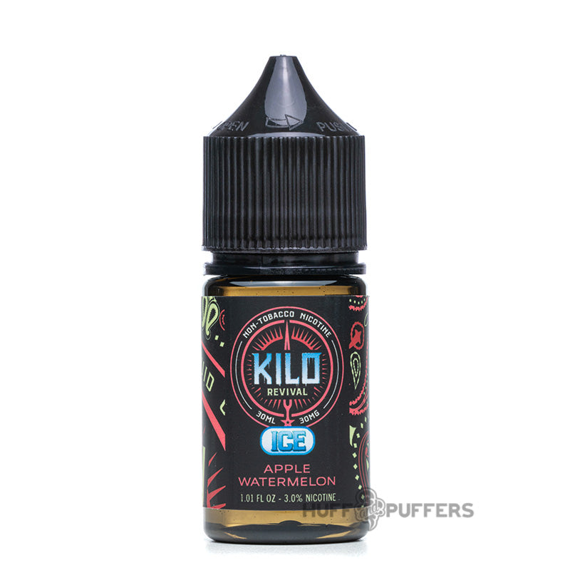 kilo revival salt apple watermelon ice 30ml e-juice bottle