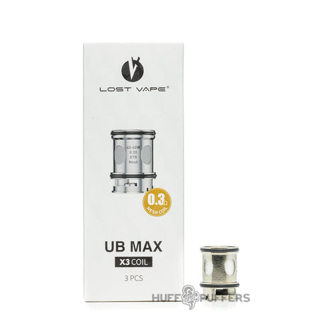 lost vape ub max x3 coil and box