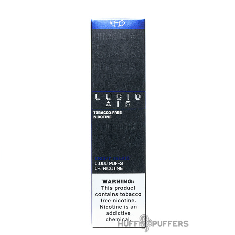 lucid air disposable vape crispy treats