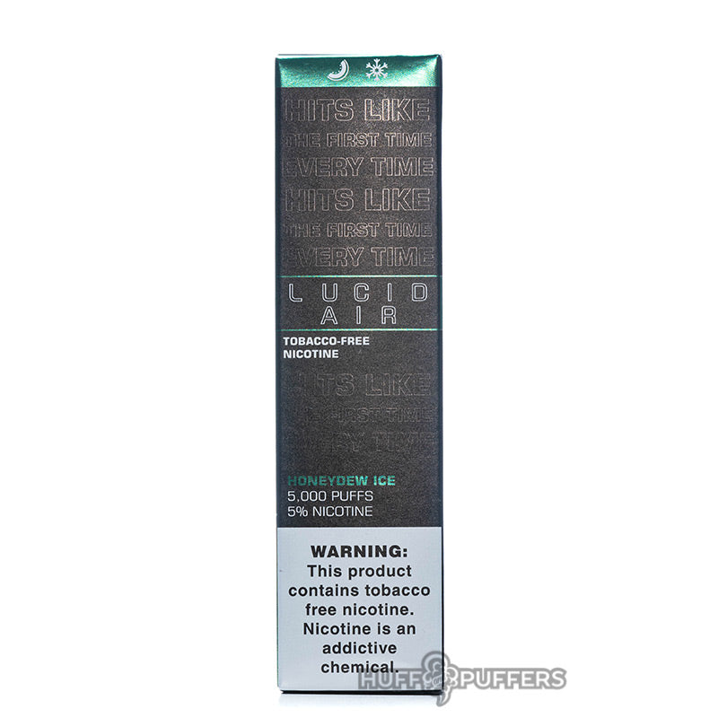lucid air disposable vape honeydew ice by shijin vapor