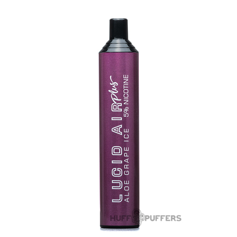 lucid air plus disposable vape aloe grape ice