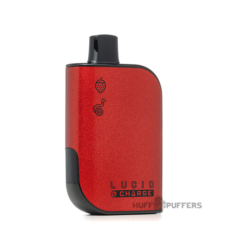 lucid charge disposable vape sour strawberry punch