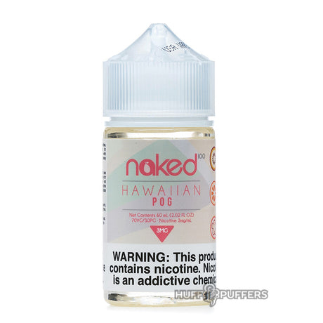 naked 100 hawaiian pog 60ml e-juice bottle