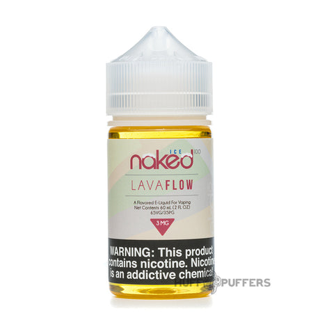 naked 100 ice lava flow 60ml e-juice bottle