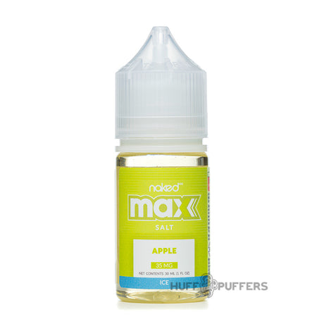 naked 100 max salt apple ice 30ml e-juice bottle