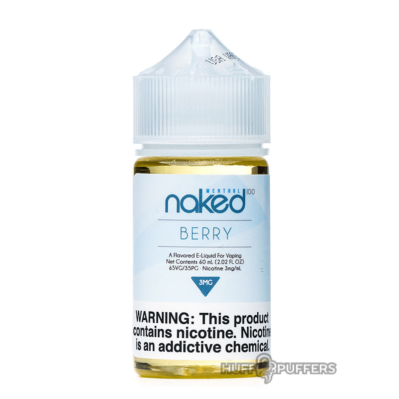 naked 100 menthol berry 60ml e-juice bottle