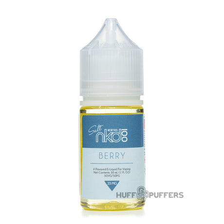 nkd 100 menthol salt berry 30ml e-juice bottle