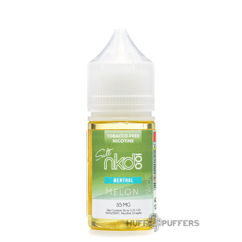 nkd 100 salt menthol melon 30ml e-juice bottle naked 100 e-liquids