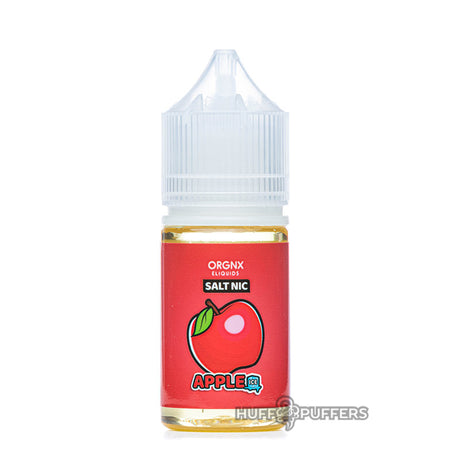 orgnx salt apple ice 30ml e-juice bottle