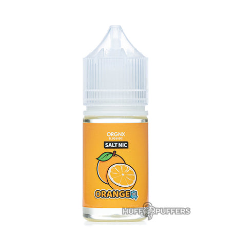 orgnx salt orange ice 30ml e-juice bottle