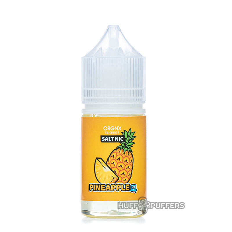 orgnx salt pineapple ice 30ml e-juice bottle