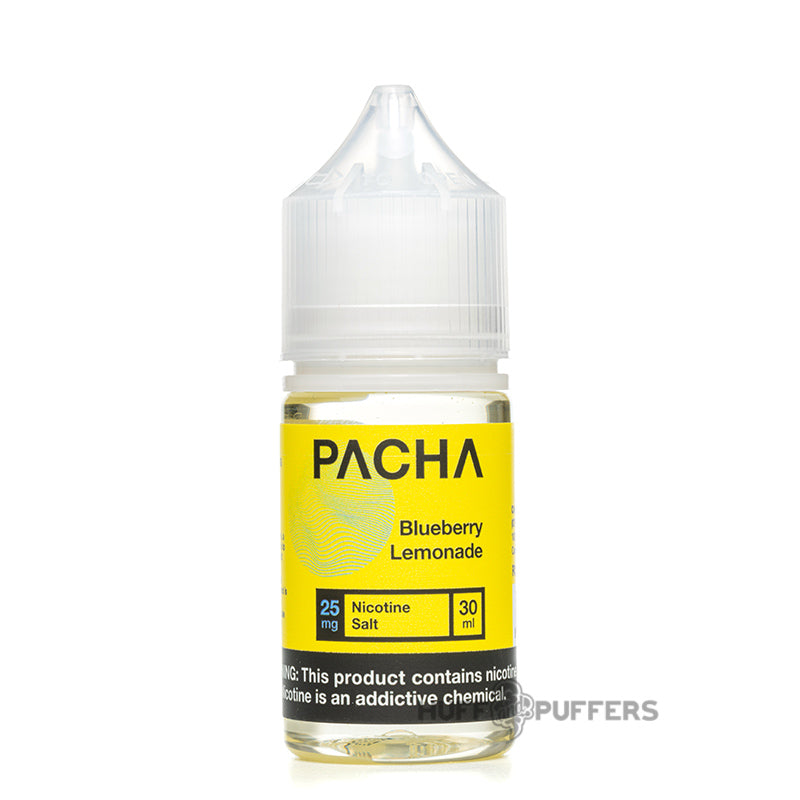 pacha syn salt blueberry lemonade 30ml e-juice bottle