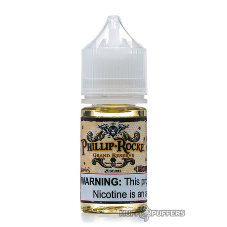 phillip rocke grand reserve salt honey cream 30ml e-juice bottle