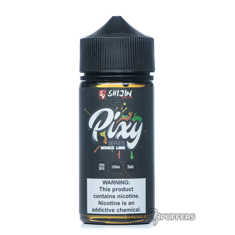 pixy series mango lime 100ml e-juice bottle by shijin vapor