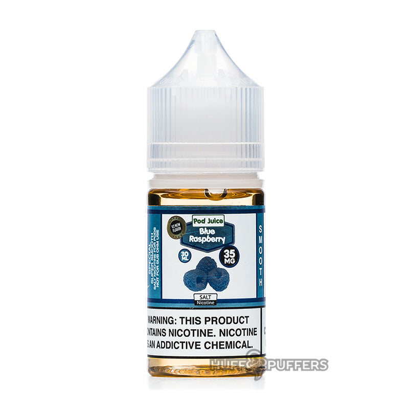 pod juice blue raspberry 30ml bottle