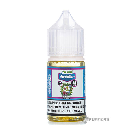 pod juice hawaiian 30ml salt nicotine e-juice bottle