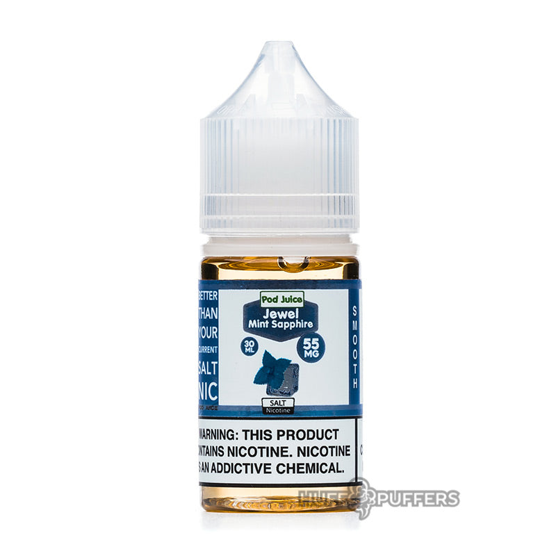 pod juice jewel mint sapphire 30ml bottle
