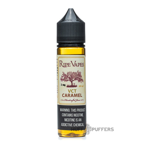 ripe vapes vct caramel 60ml e-juice bottle