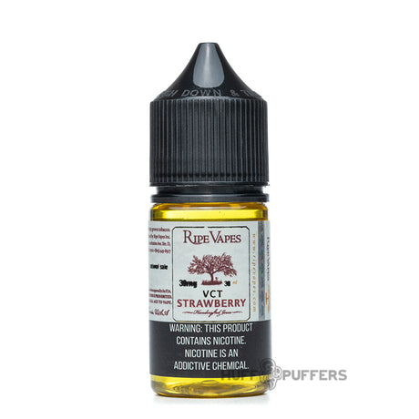 ripe vapes salt vct strawberry 30ml e-juice bottle