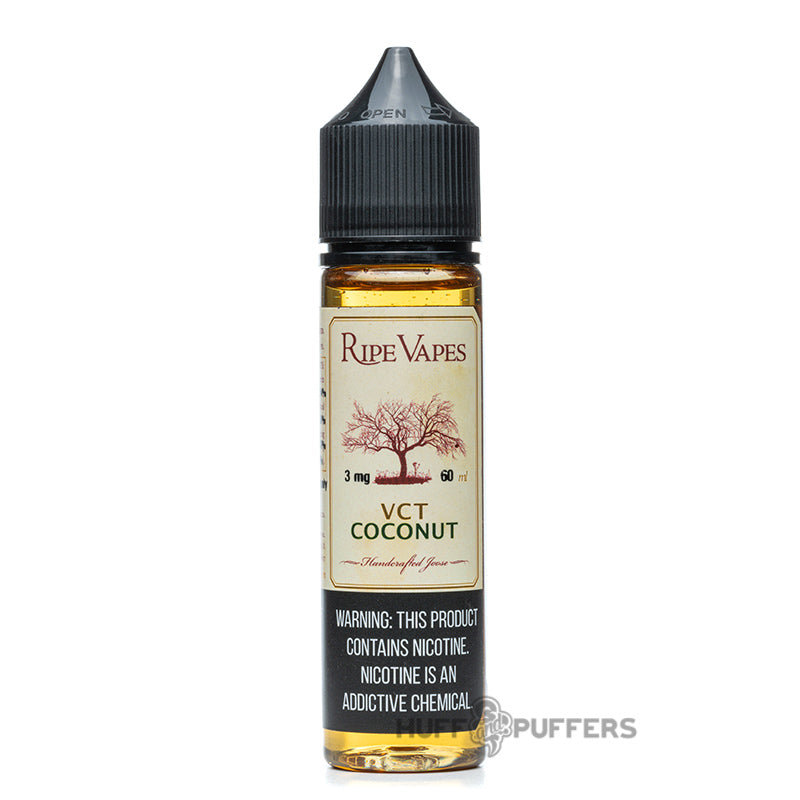 ripe vapes vct coconut 60ml e-juice bottle