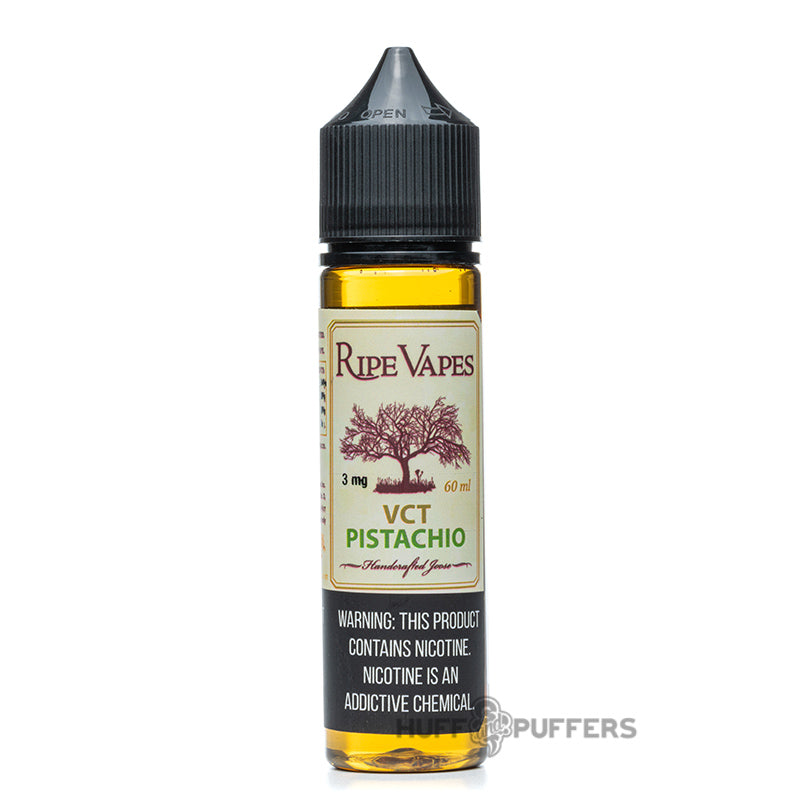 ripe vapes vct pistachio 60ml e-juice bottle