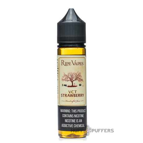 ripe vapes vct strawberry 60ml e-juice bottle