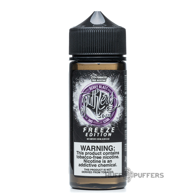 ruthless freeze edition tfn berry blast 120ml e-juice bottle