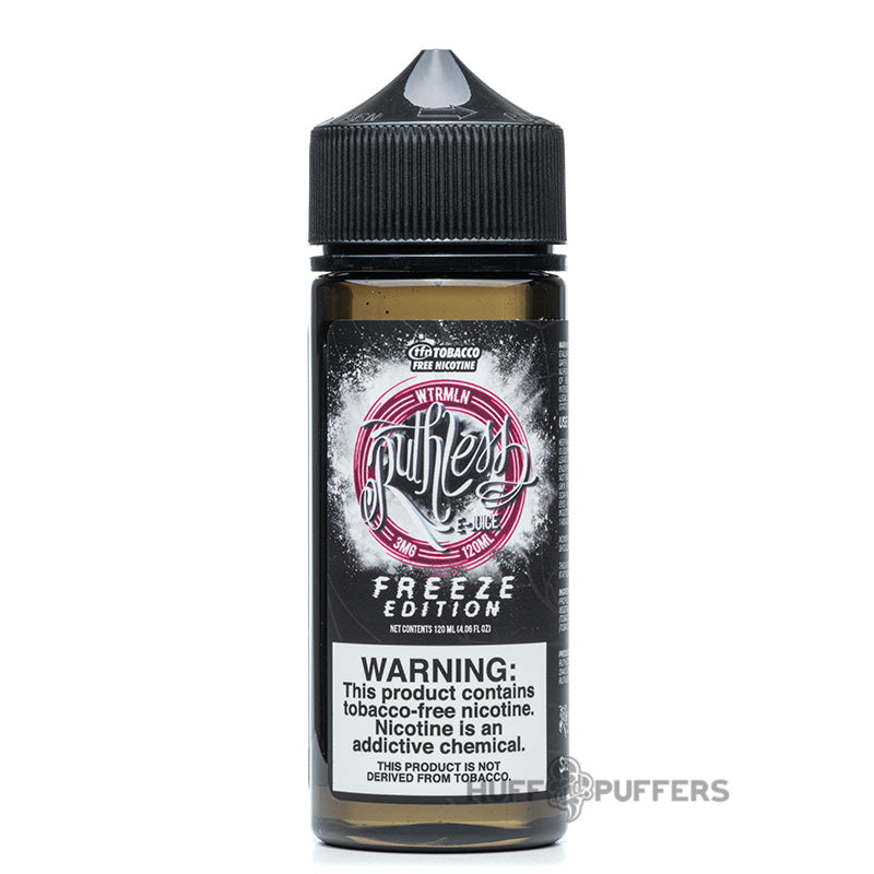 ruthless freeze edition tfn wtrmln 120ml e-juice bottle