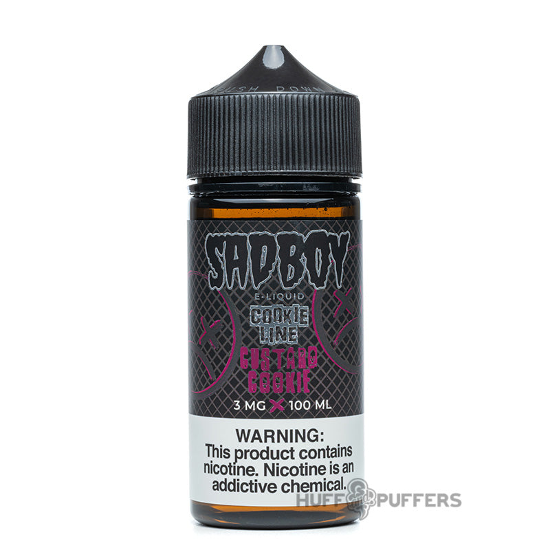 sadboy cookie line custard cookie 100ml e-juice bottle