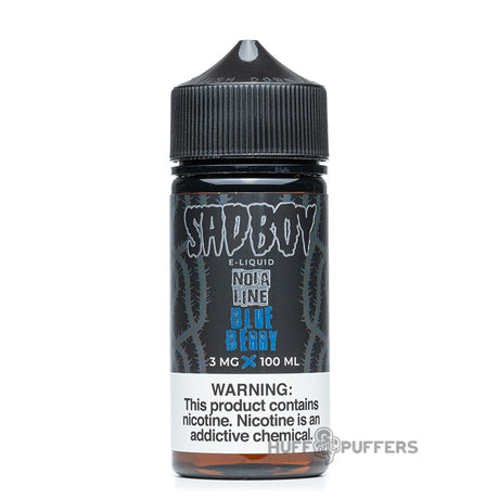 sadboy nola line blueberry 100ml e-juice bottle