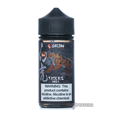 tiger's milk 100ml e-juice bottle by shijin vapor