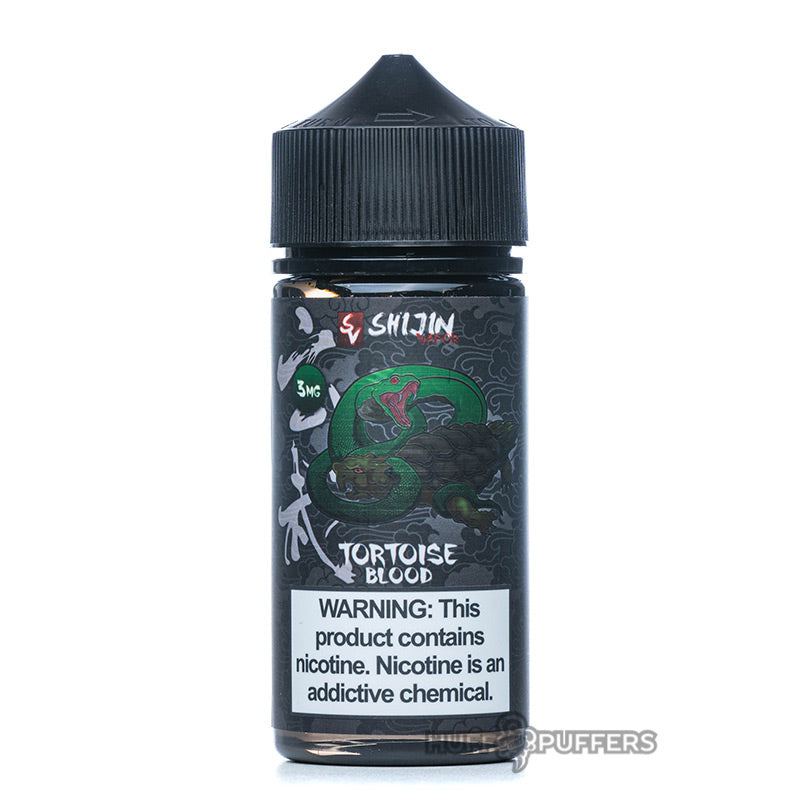 tortoise blood 100ml e-juice bottle by shijin vapor
